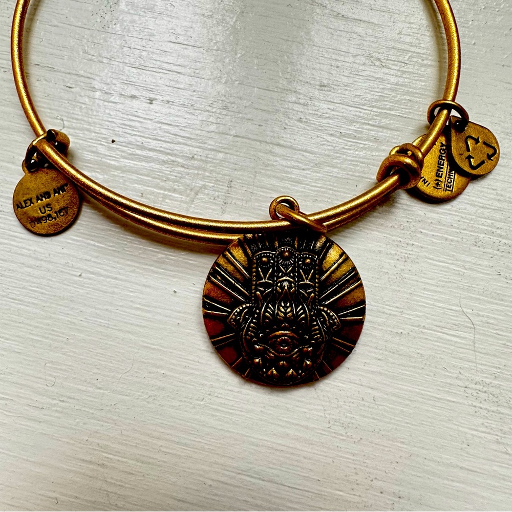 Alex and Ani ‘hand of Fatima’ worn 1 time